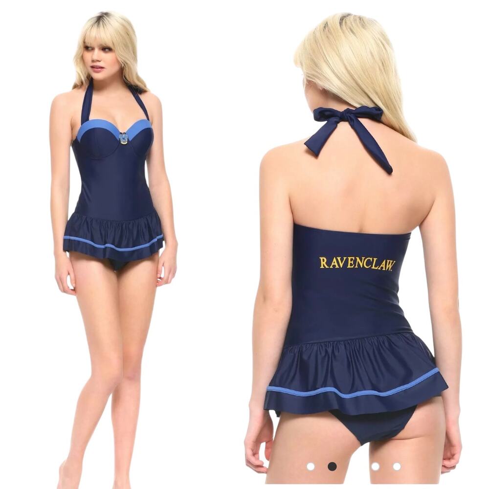 NWT Harry Potter Swimsuit Ravenclaw Women's One Piece Swimwear Size Medium